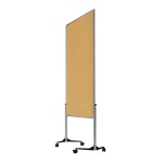 Moderationstafel, fahrbar - Kork, 195x120 cm HxB 